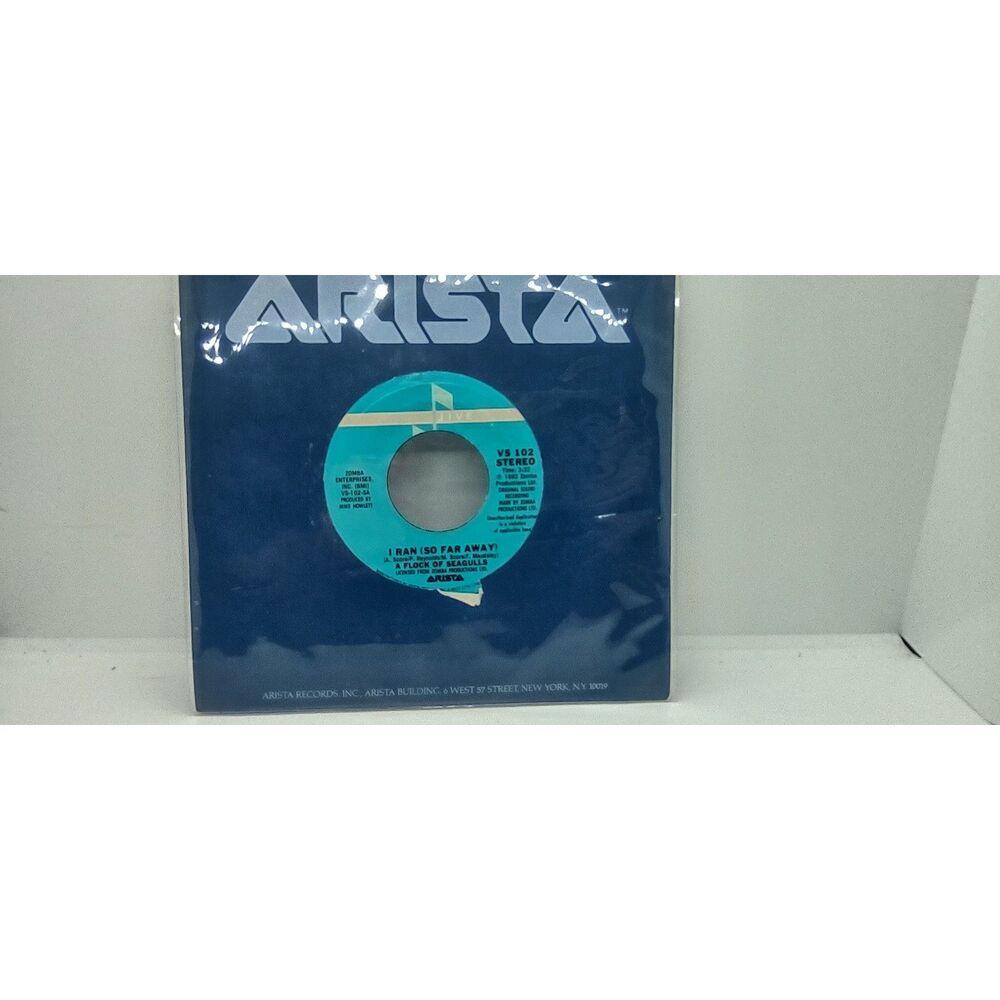 I ran (So Far Away) A Flock of Seagulls 45 record 1982 Zomba Productions